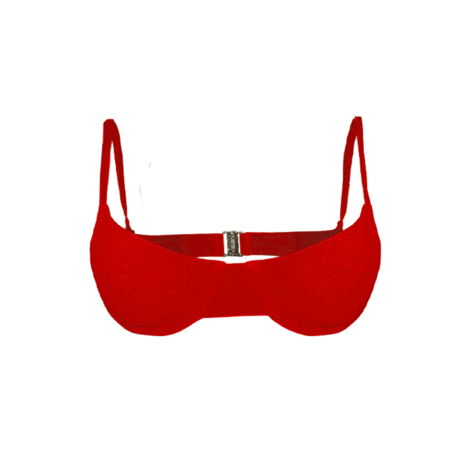 Anchor Top in Chilli Red with underwire and medium support