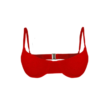 Anchor Top in Chilli Red with underwire and medium support