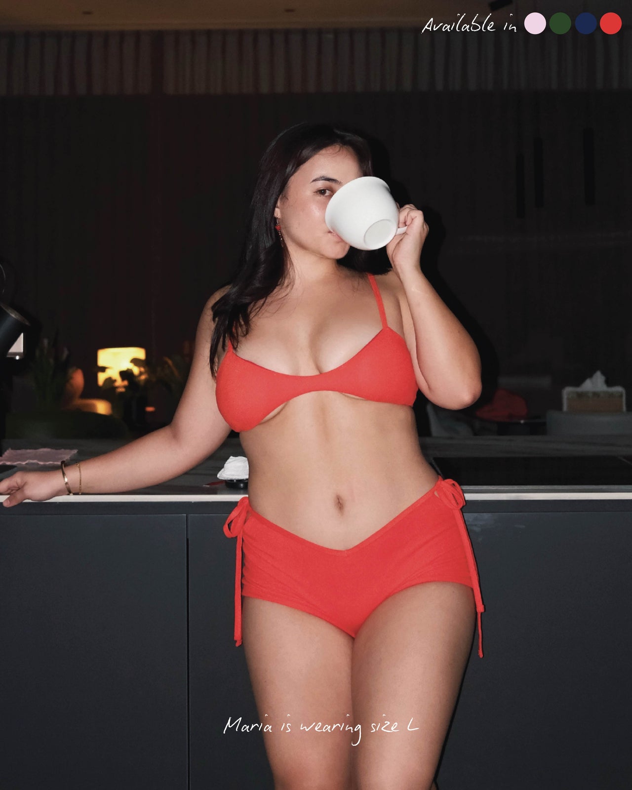 Sailor brief in chilli red