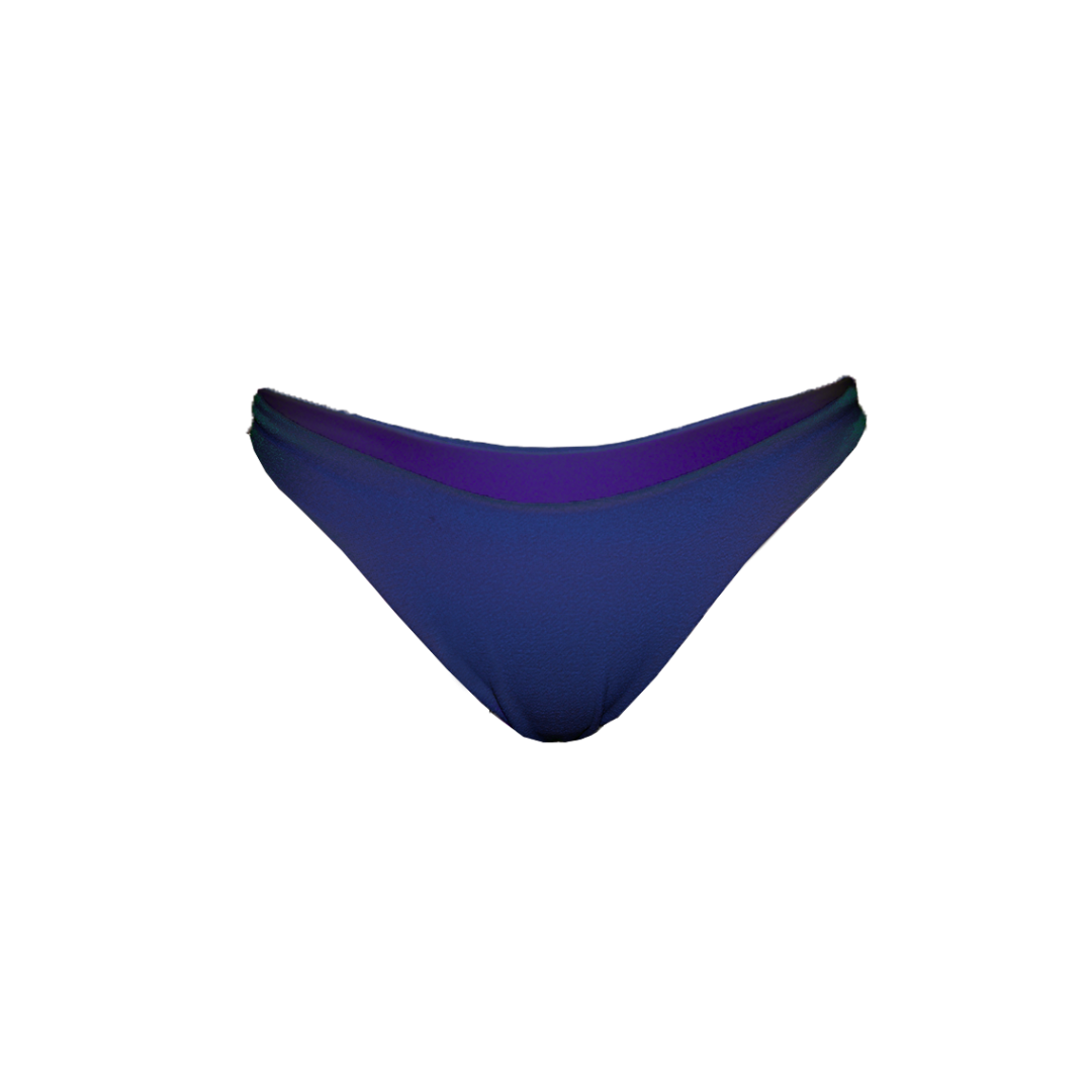 Sail Bottoms in Coast Blue with high-cut V shape